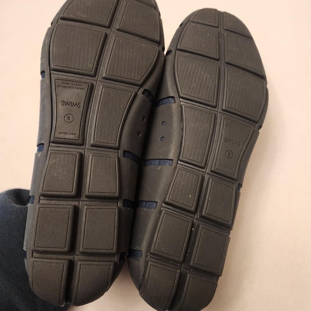 Swims Navy Blue Penny Loafers - Picture 8 of 10